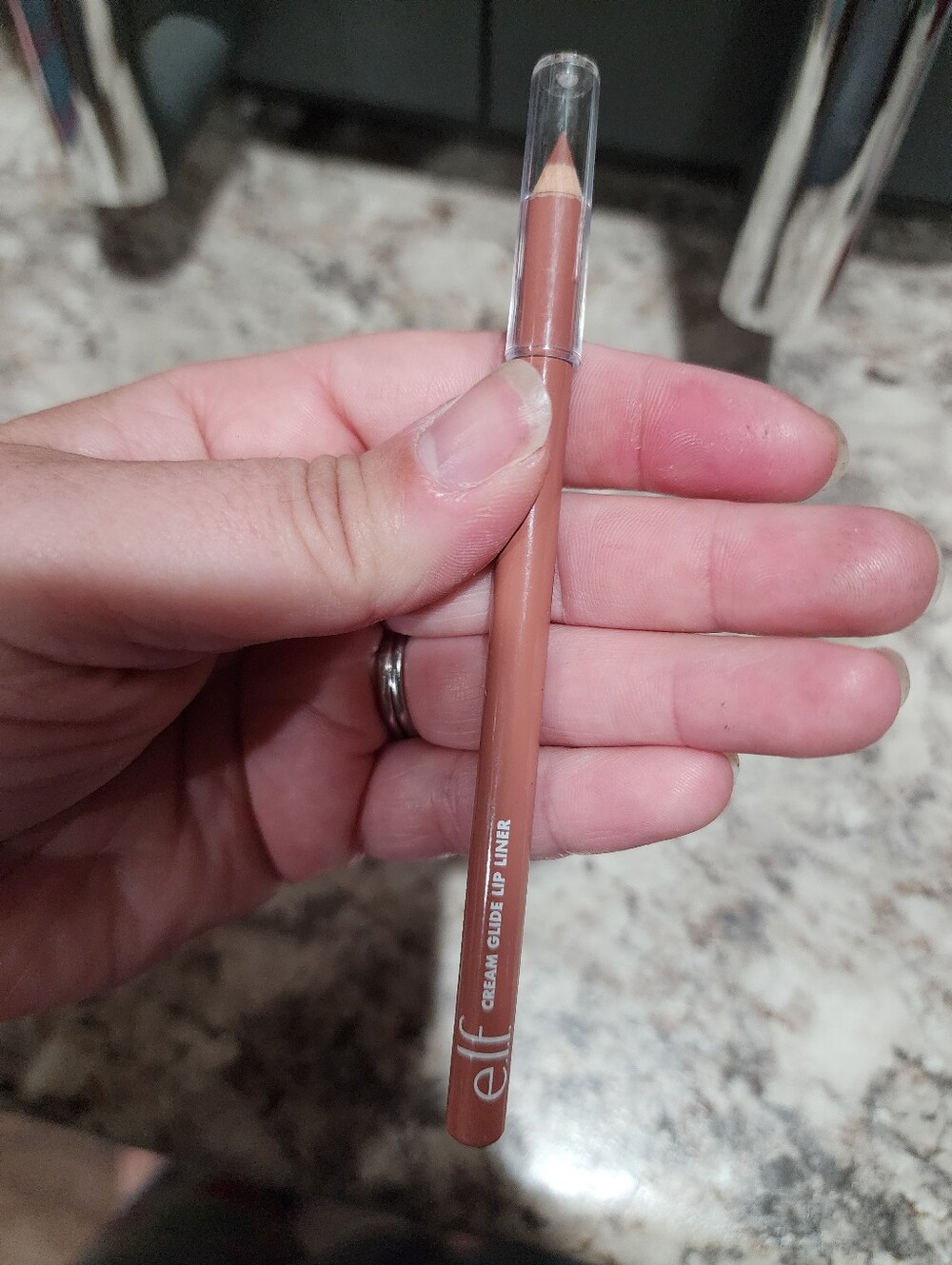 ELF Cream Glide Lip Liner - Nude Brown